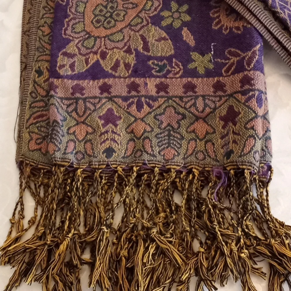 Purple Multi Pashmina, 26x64 (NWOT) - Picture 1 of 3